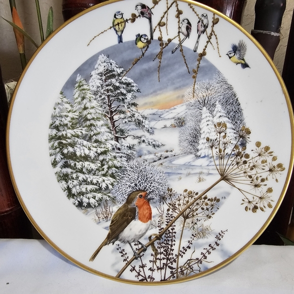 Plate A Country Lane In December Limited Edition - Picture 4 of 16